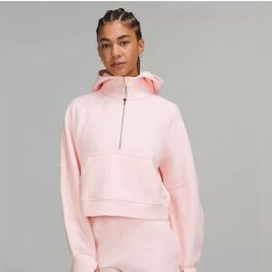 Lululemon Strawberry Milkshake half zip scuba